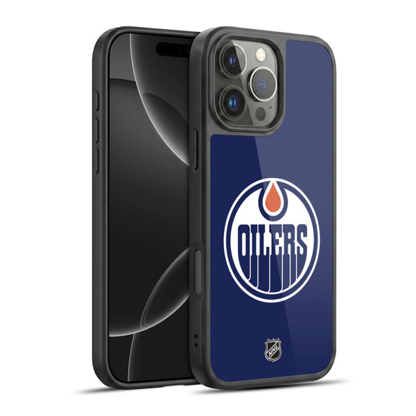 NHL Edmonton Oilers Plain Gel Armour Case For Apple iPhone 16 Pro Max