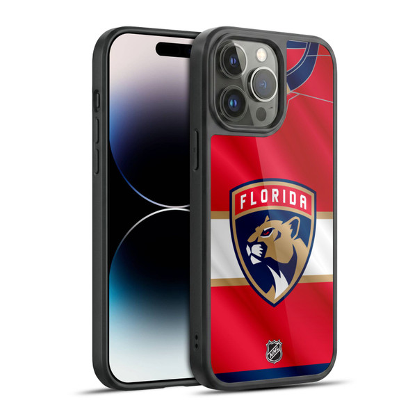 NHL Florida Panthers Jersey Gel Armour Case For Apple iPhone 14 Pro Max
