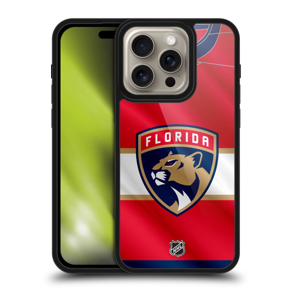 NHL Florida Panthers Jersey Gel Armour Case For Apple iPhone 16 Pro