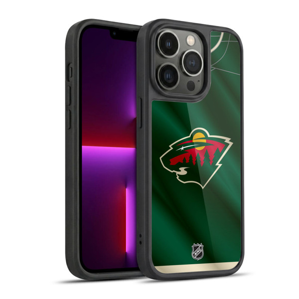 NHL Minnesota Wild Jersey Gel Armour Case For Apple iPhone 13 Pro