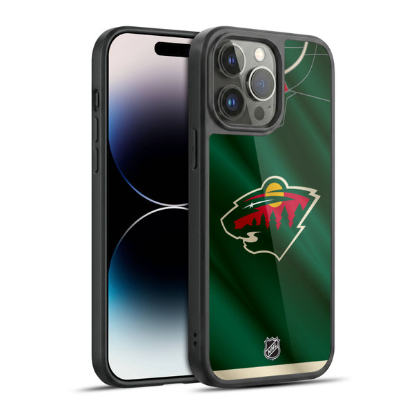 NHL Minnesota Wild Jersey Gel Armour Case For Apple iPhone 14 Pro Max