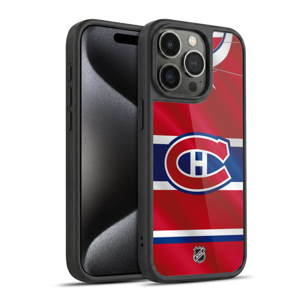 NHL Montreal Canadiens Jersey Gel Armour Case For Apple iPhone 15 Pro