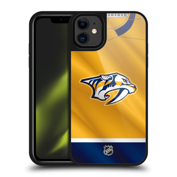 NHL Nashville Predators Jersey Gel Armour Case For Apple iPhone 11