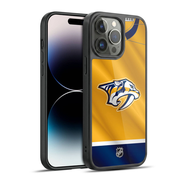 NHL Nashville Predators Jersey Gel Armour Case For Apple iPhone 14 Pro Max