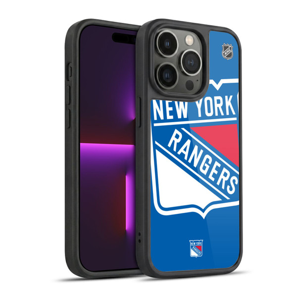 NHL New York Rangers Oversized Gel Armour Case For Apple iPhone 14 Pro