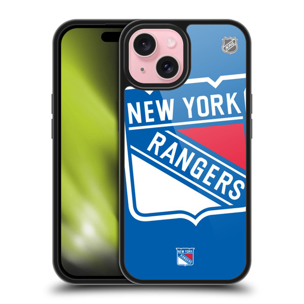 NHL New York Rangers Oversized Gel Armour Case For Apple iPhone 15