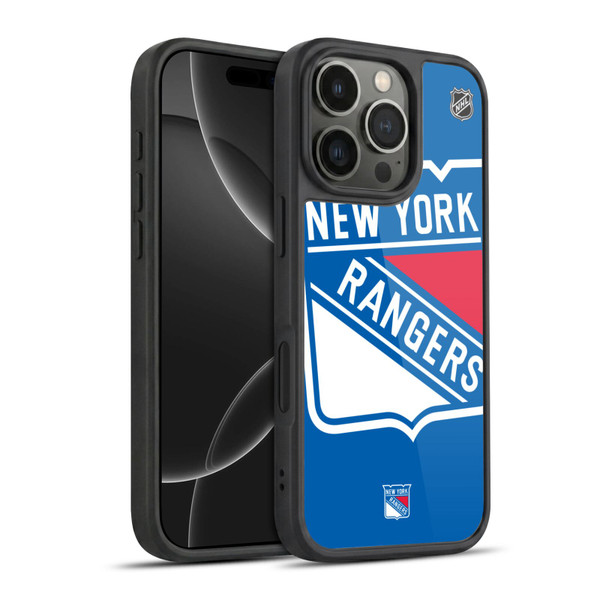 NHL New York Rangers Oversized Gel Armour Case For Apple iPhone 16 Pro