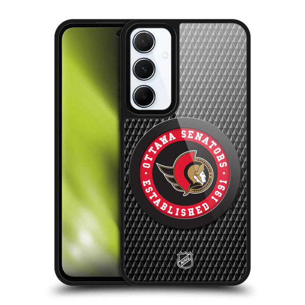 NHL Ottawa Senators Puck Texture Gel Armour Case For Samsung Galaxy A55 5G