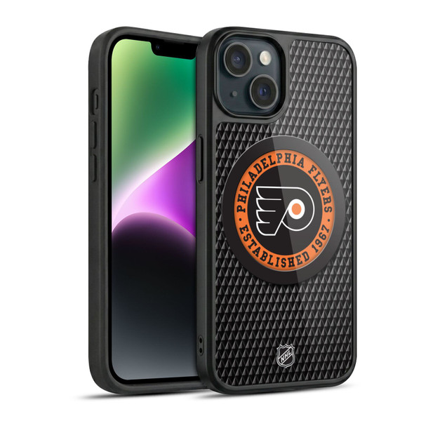NHL Philadelphia Flyers Puck Texture Gel Armour Case For Apple iPhone 14