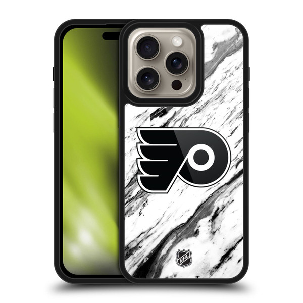 NHL Philadelphia Flyers Marble Gel Armour Case For Apple iPhone 16 Pro NHL Philadelphia Flyers Marble Gel Armour Case For Apple iPhone 16 Pro