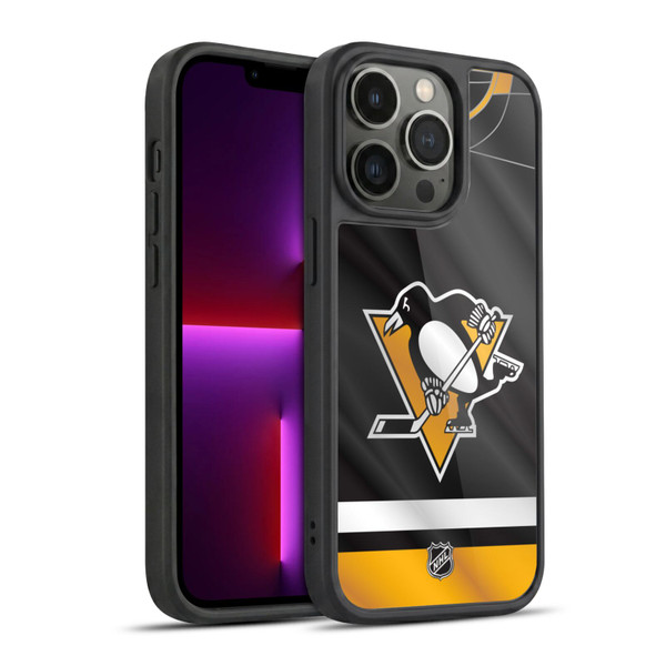 NHL Pittsburgh Penguins Jersey Gel Armour Case For Apple iPhone 13 Pro