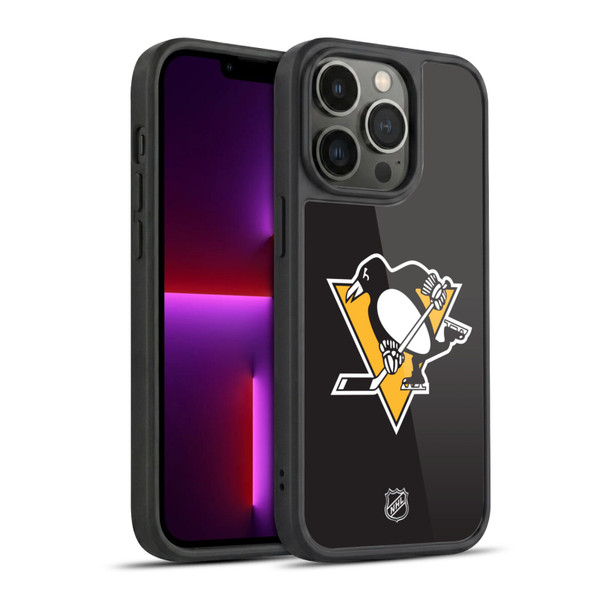 NHL Pittsburgh Penguins Plain Gel Armour Case For Apple iPhone 13 Pro