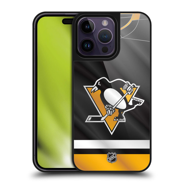 NHL Pittsburgh Penguins Jersey Gel Armour Case For Apple iPhone 14 Pro Max