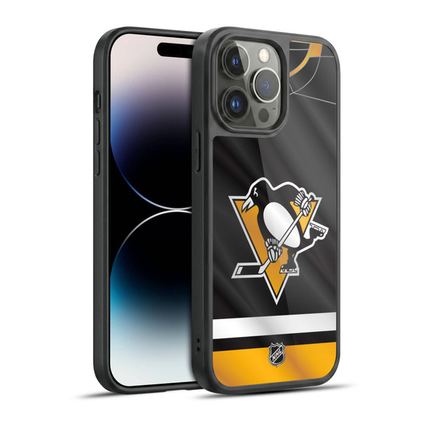 NHL Pittsburgh Penguins Jersey Gel Armour Case For Apple iPhone 14 Pro Max