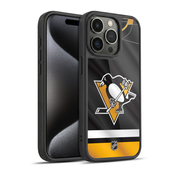 NHL Pittsburgh Penguins Jersey Gel Armour Case For Apple iPhone 15 Pro