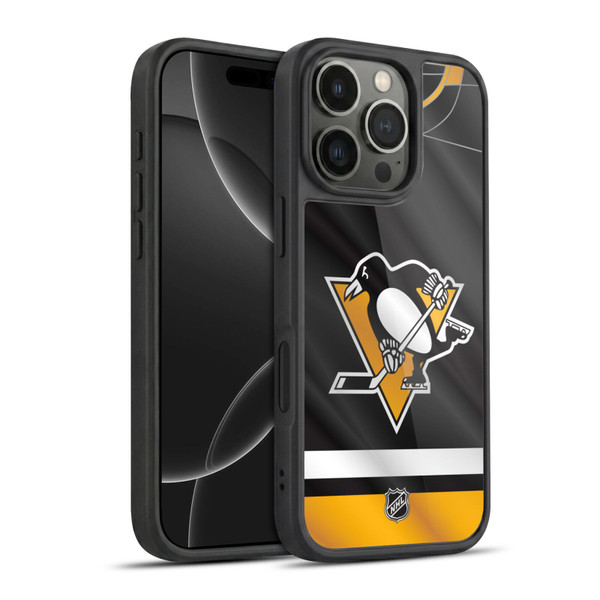 NHL Pittsburgh Penguins Jersey Gel Armour Case For Apple iPhone 16 Pro