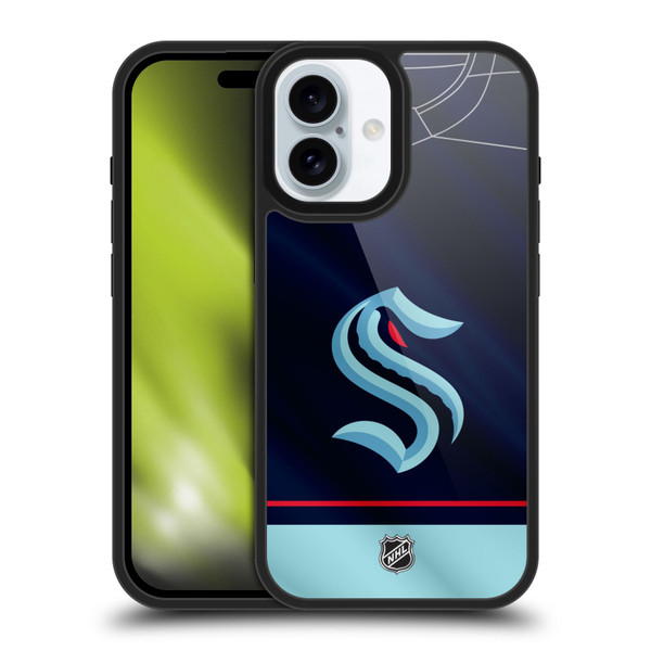 NHL Seattle Kraken Jersey Gel Armour Case For Apple iPhone 16