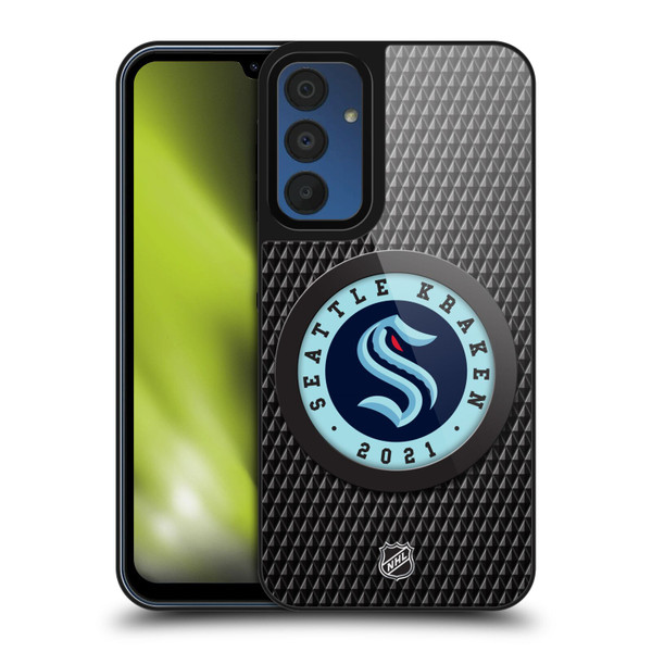 NHL Seattle Kraken Puck Texture Gel Armour Case For Samsung Galaxy A15