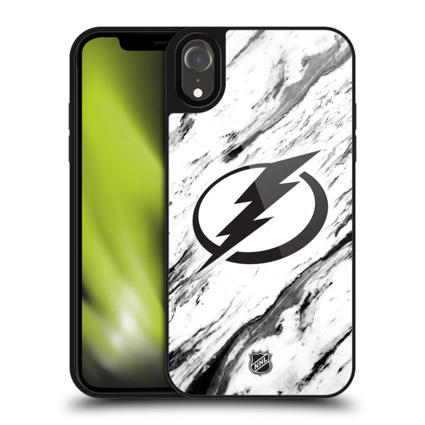 NHL Tampa Bay Lightning Marble Gel Armour Case For Apple iPhone XR