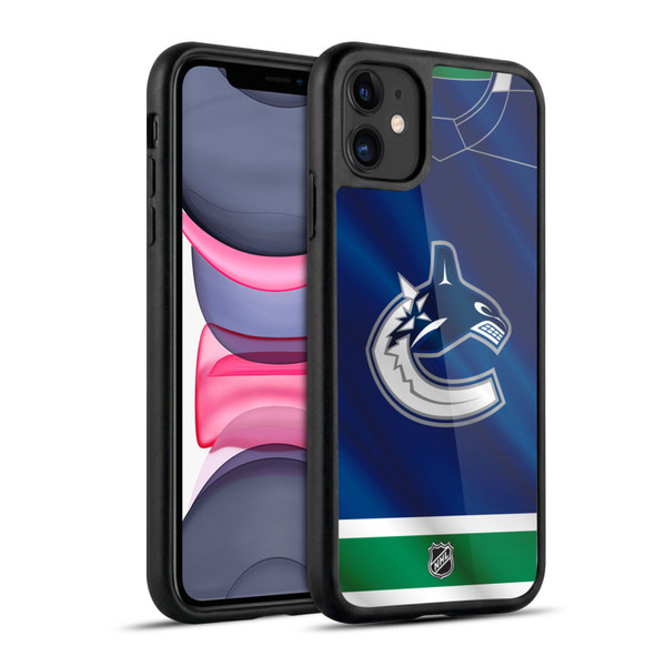 NHL Vancouver Canucks Jersey Gel Armour Case For Apple iPhone 11