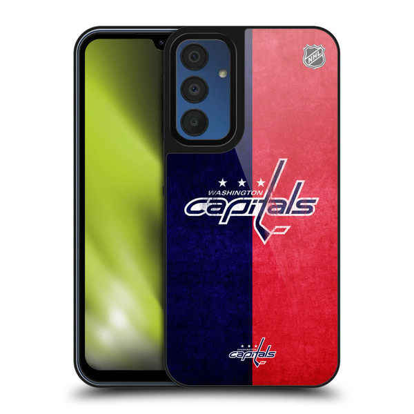 NHL Washington Capitals Half Distressed Gel Armour Case For Samsung Galaxy A15