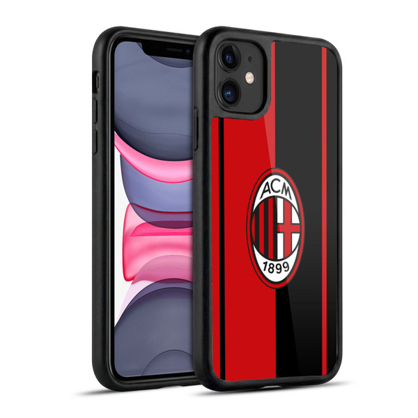 AC Milan Crest Red And Black Gel Armour Case For Apple iPhone 11