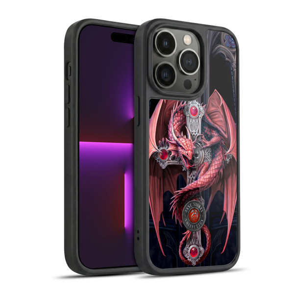 Anne Stokes Dragons Gothic Guardians Gel Armour Case For Apple iPhone 14 Pro