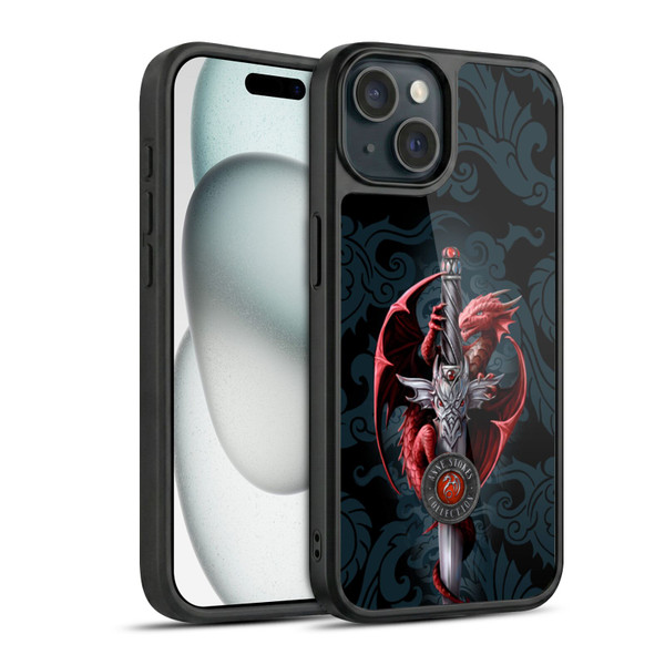 Anne Stokes Dragons Dagger Gel Armour Case For Apple iPhone 15