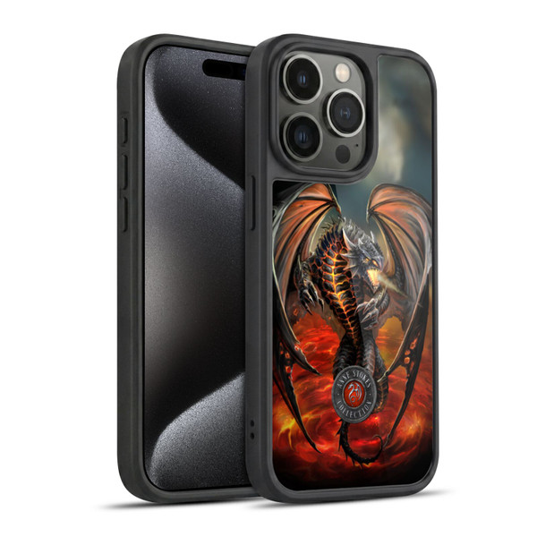 Anne Stokes Dragons Lava Gel Armour Case For Apple iPhone 15 Pro