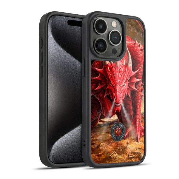 Anne Stokes Dragons Lair Gel Armour Case For Apple iPhone 15 Pro