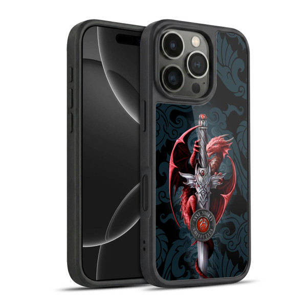 Anne Stokes Dragons Dagger Gel Armour Case For Apple iPhone 16 Pro