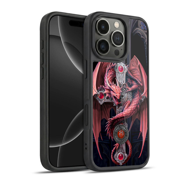 Anne Stokes Dragons Gothic Guardians Gel Armour Case For Apple iPhone 16 Pro