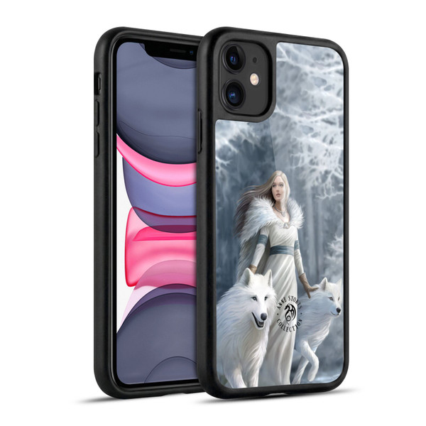 Anne Stokes Wolves Winter Guardians Gel Armour Case For Apple iPhone 11