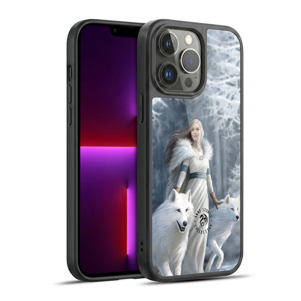 Anne Stokes Wolves Winter Guardians Gel Armour Case For Apple iPhone 13 Pro Max