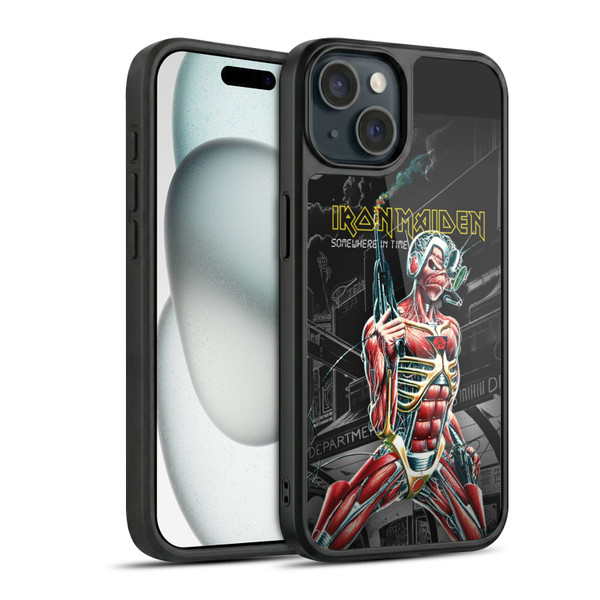 Iron Maiden Album Covers Somewhere Gel Armour Case For Apple iPhone 15