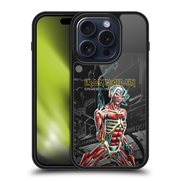 Iron Maiden Album Covers Somewhere Gel Armour Case For Apple iPhone 15 Pro