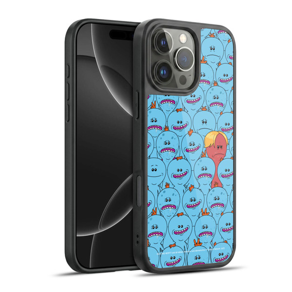 Rick And Morty Season 4 Graphics Mr. Meeseeks Pattern Gel Armour Case For Apple iPhone 16 Pro Max