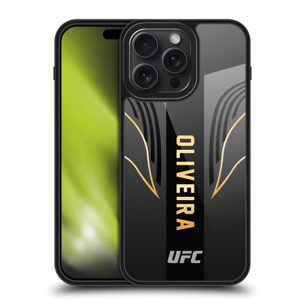 UFC Charles Oliveira Fighter Kit Gel Armour Case For Apple iPhone 15 Pro Max