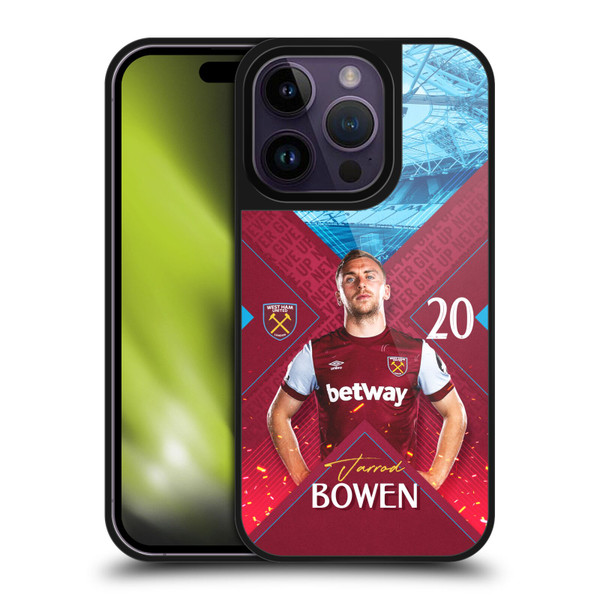 West Ham United FC 2023/24 First Team Jarrod Bowen Gel Armour Case For Apple iPhone 14 Pro