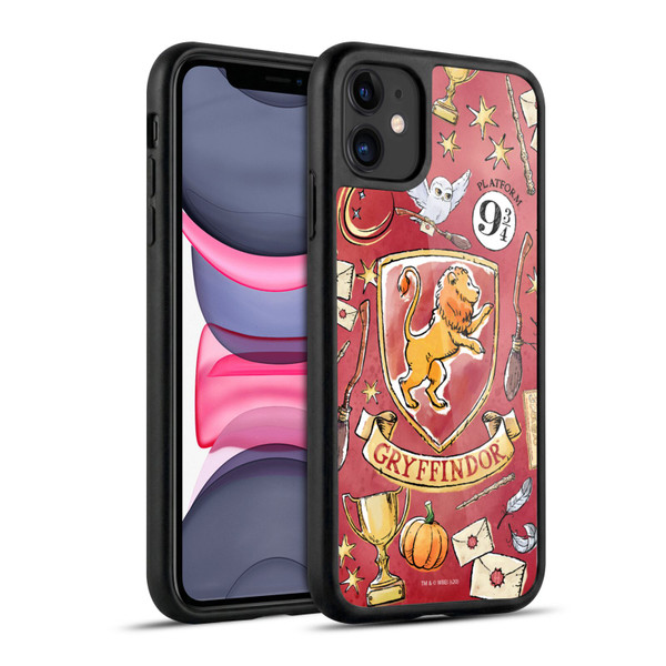 Harry Potter Deathly Hallows XIII Gryffindor Pattern Gel Armour Case For Apple iPhone 11