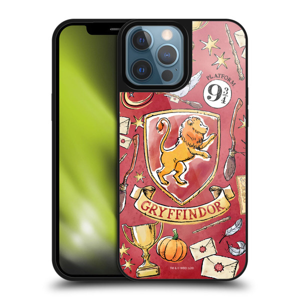 Harry Potter Deathly Hallows XIII Gryffindor Pattern Gel Armour Case For Apple iPhone 13 Pro Max