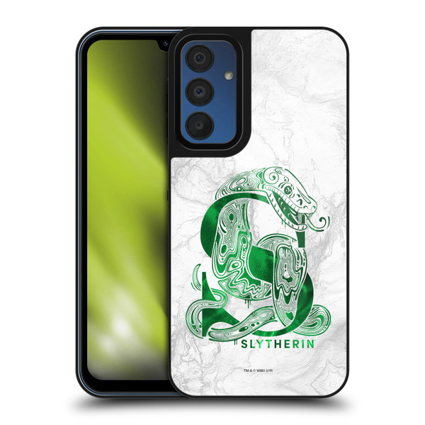 Harry Potter Deathly Hallows IX Slytherin Aguamenti Gel Armour Case For Samsung Galaxy A15
