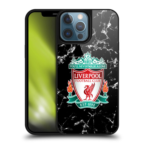 Liverpool Football Club Marble Black Crest Gel Armour Case For Apple iPhone 13 Pro Max Liverpool Football Club Marble Black Crest Gel Armour Case For Apple iPhone 13 Pro Max