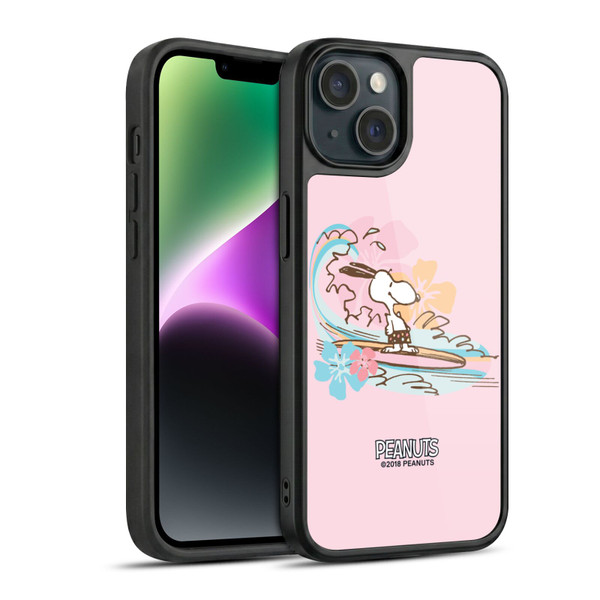 Peanuts Beach Snoopy Surf Gel Armour Case For Apple iPhone 14