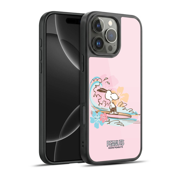 Peanuts Beach Snoopy Surf Gel Armour Case For Apple iPhone 16 Pro Max