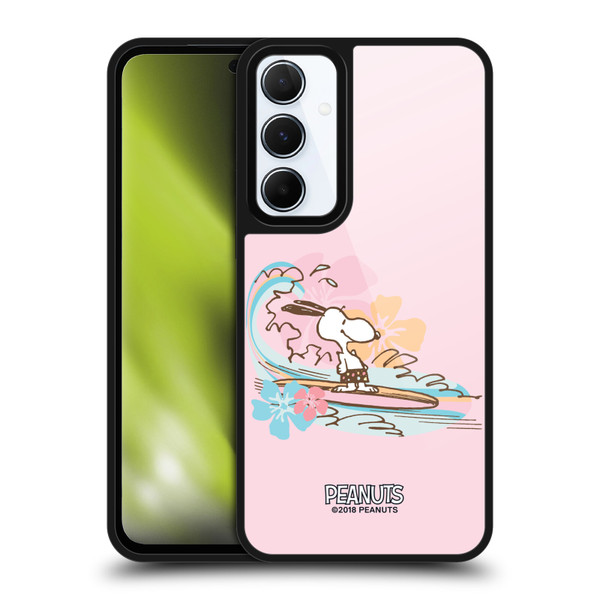 Peanuts Beach Snoopy Surf Gel Armour Case For Samsung Galaxy A55 5G