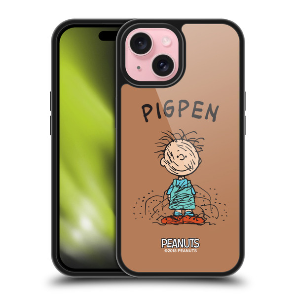 Peanuts Characters Pigpen Gel Armour Case For Apple iPhone 15