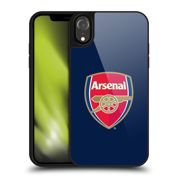 Arsenal FC Crest 2 Full Colour Blue Gel Armour Case For Apple iPhone XR Arsenal FC Crest 2 Full Colour Blue Gel Armour Case For Apple iPhone XR