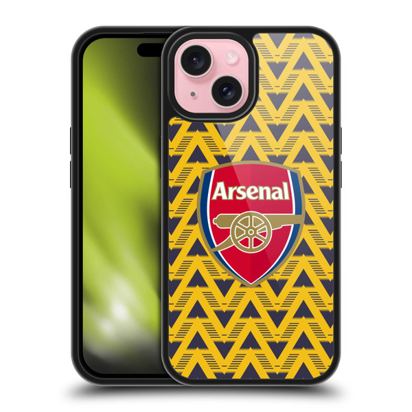 Arsenal FC Logos Bruised Banana Gel Armour Case For Apple iPhone 15