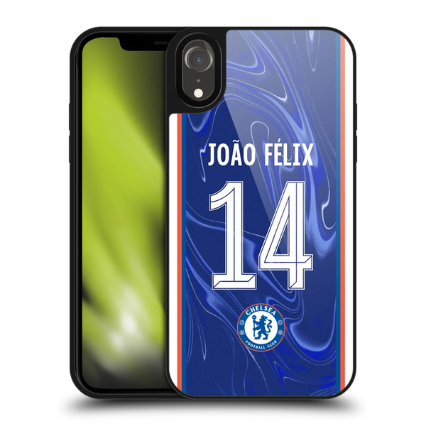 Chelsea Football Club 2024/25 Players Home Kit João Félix Gel Armour Case For Apple iPhone XR Chelsea Football Club 2024/25 Players Home Kit João Félix Gel Armour Case For Apple iPhone XR